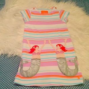 Joules mermaid T-Dress 5years